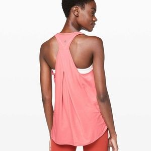 Lululemon essential tank coral. Size 8